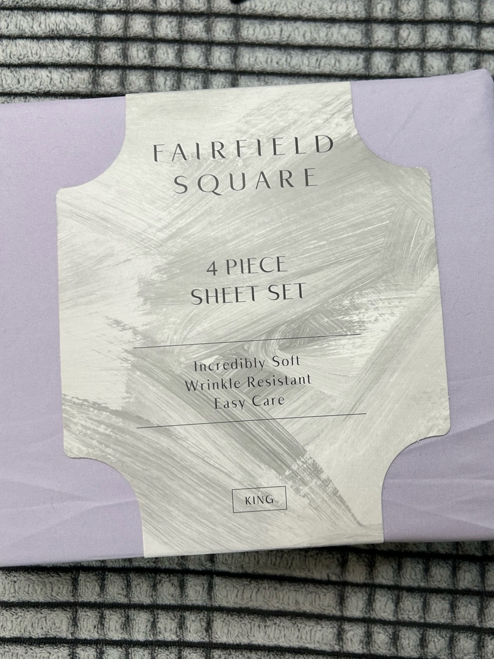 New Lavender King 4 pc. Sheet Set